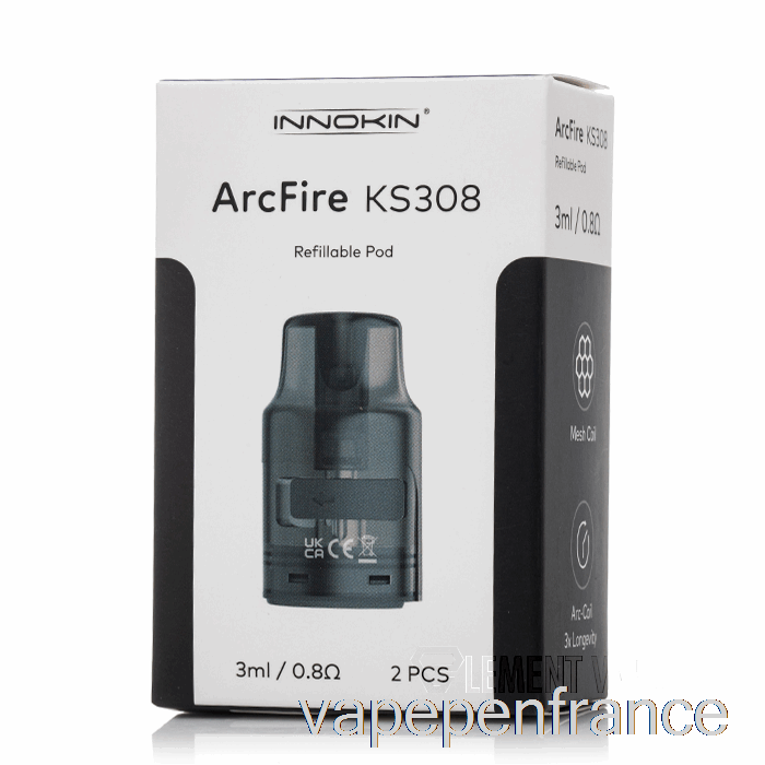 Innokin Arcfire Remplacement Pods 0.8ohm Pods Vape Stylo